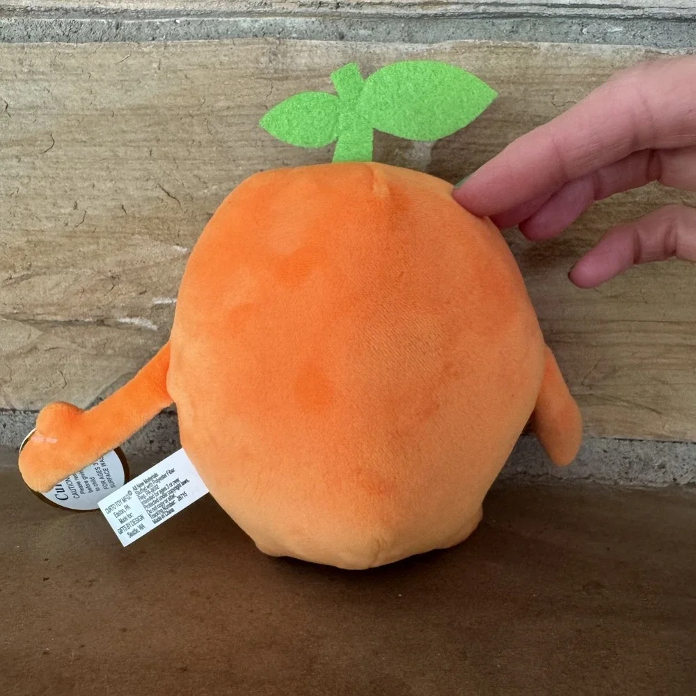Qumulo Advertising Orange Plush Grumpquat Stuffed Animal